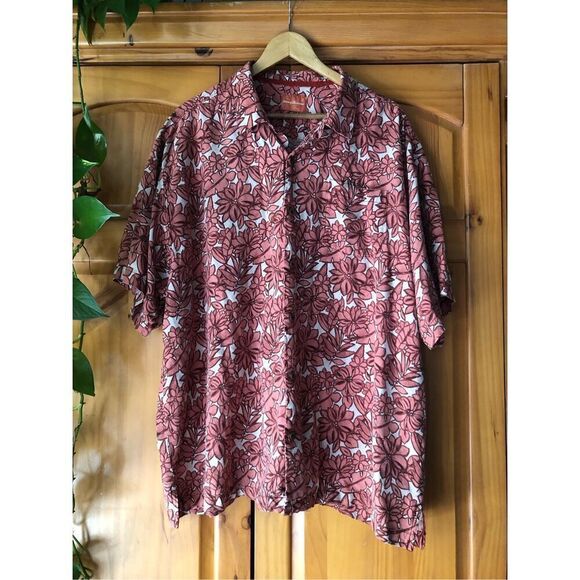 Tommy Bahama Silk  Short Sleeve Button Up Hawaiian Shirt Size XXL - Picture 2 of 9